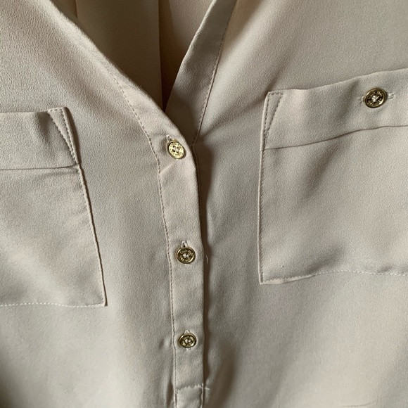 Calvin Klein Blouse size Medium (Tan) - Picture 4 of 6